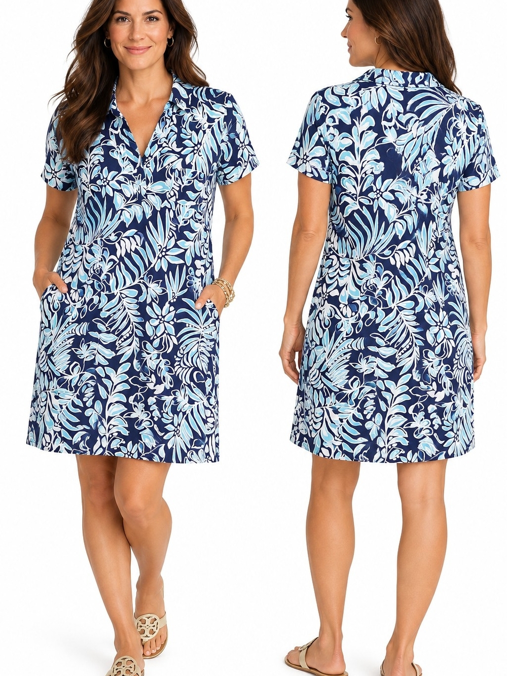 Lilly Pulitzer Women’s Navy Floral Dress